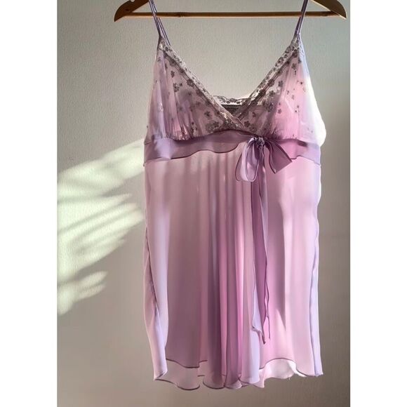 No Brand Other - Seductive Wear Vintage Sexy Floral Embroidered Slip Dress Night Gown Lingerie To